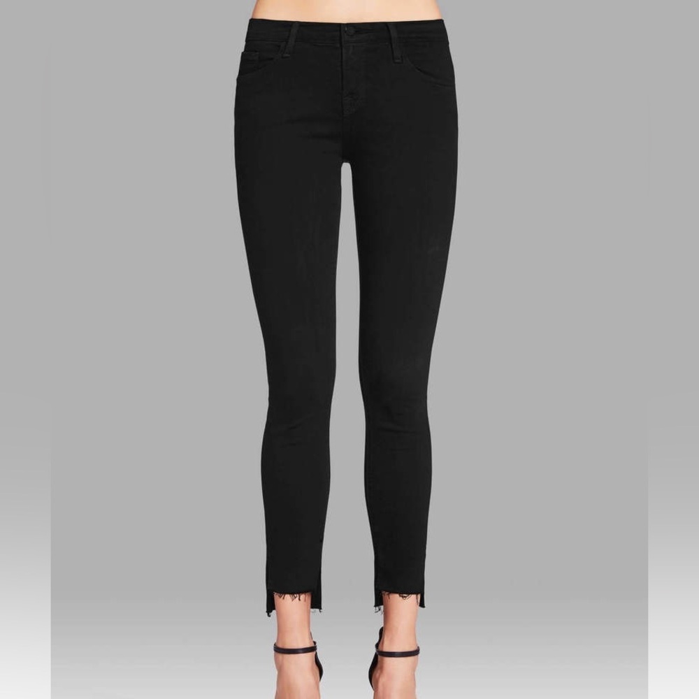 Frame Denim Le Skinny De Jeanne Unfinished Hem‎ Jeans